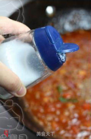 万用番茄肉酱——茄汁肉酱意面的做法步骤:9