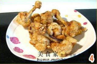 酸甜棒棒鸡的做法步骤:4