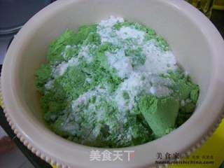 佳节年饼系列 (5) @@ 青豆饼的做法步骤:2