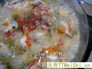 酸菜鱼的做法步骤:6