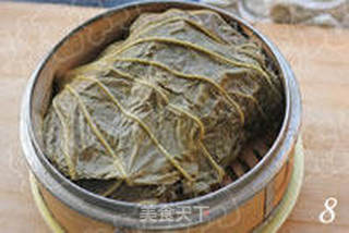 荷香糯米蒸排骨的做法步骤:8