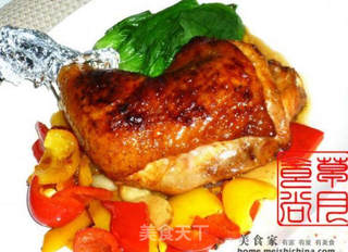 缤纷烤鸡腿的做法步骤：7