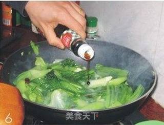 清炒无丝芥菜的做法步骤:6