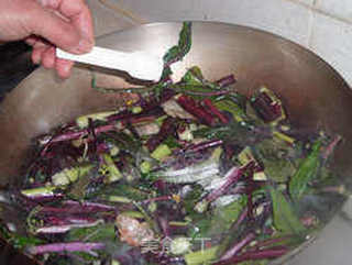 腊肉菜薹的做法步骤：7