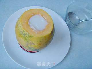 木瓜椰奶冻的做法步骤:6