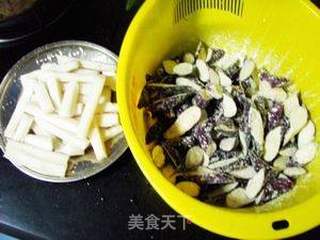 步步高升---茄子年糕的做法步骤:6