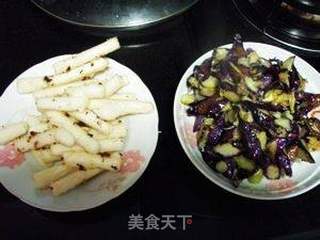 步步高升---茄子年糕的做法步骤:8