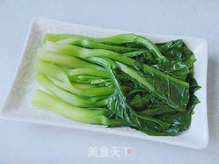 大餐后的清淡:白灼芥蓝的做法步骤:5