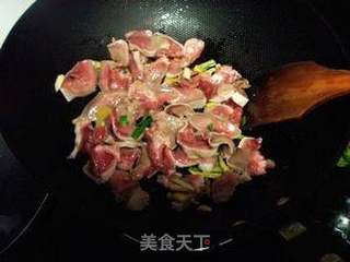小炒口条的做法步骤:6
