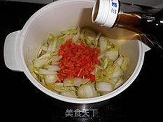 年菜之十一红红火火------椒香酸辣白菜的做法步骤:9