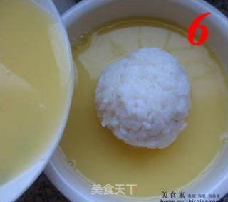 快速营养早餐—蛋羹泡饭的做法步骤:6