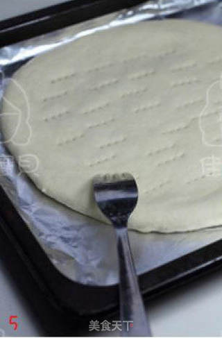 卤肉鱿鱼比萨的做法步骤:5