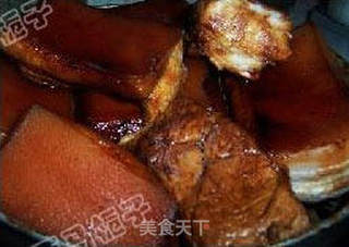 雪菜扣肉的做法步骤：2