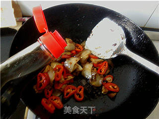 辣爆猪脸肉的做法步骤：8