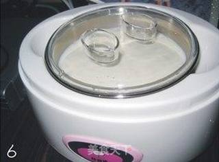 猕猴桃果肉酸奶(附自制酸奶过程)的做法步骤:6