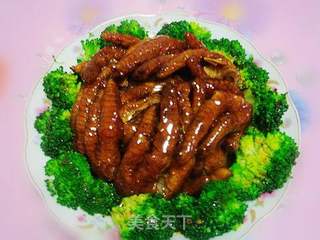 蚝皇扣金爪的做法步骤:10