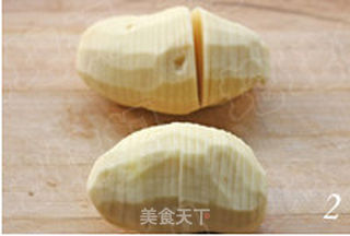 双味风琴烤土豆的做法步骤:2