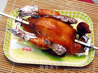 烤箱处子秀----烤全鸡的做法步骤:7