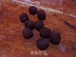 巧克力豆沙汤圆的做法步骤：6