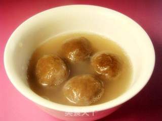 巧克力豆沙汤圆的做法步骤：11