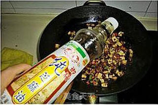 家常小炒---芽菜炒香干的做法步骤：4