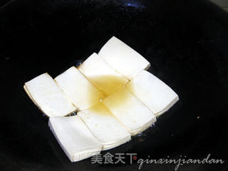 蚝油鲍菇扒豆腐的做法步骤:4