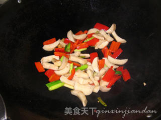 蚝油鲍菇扒豆腐的做法步骤:7