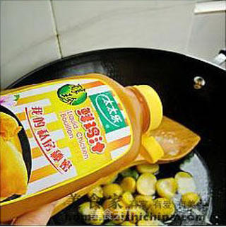 秋冬季的保健菜----栗子烩白菜的做法步骤:6
