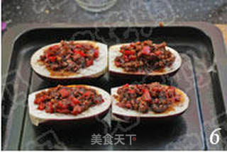 酱肉烤茄子的做法步骤:6