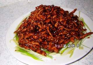 老北京京酱肉丝的做法步骤：12