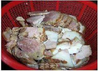 杂疏回锅肉的做法步骤:3