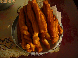 健康早点---鲜奶油条的做法步骤:13