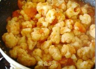 献给爱美的女人--【番茄炒菜花】的做法步骤:9