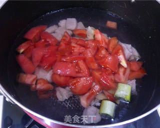西红柿牛肉的做法步骤：5