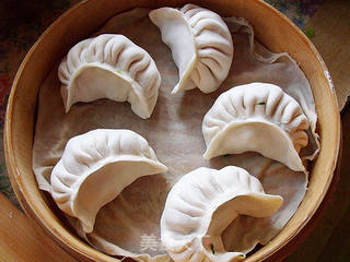青菜什锦蒸饺的做法步骤:9