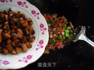 干煸花菇的做法步骤:6