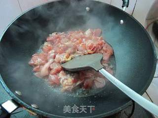 菠萝鸡的做法步骤:5