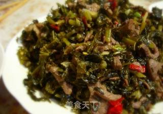雪菜肉丝的做法步骤:9