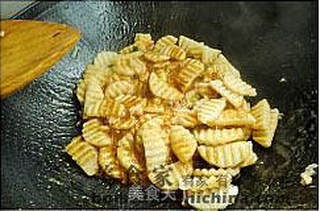 山药炒腰花的做法步骤:6
