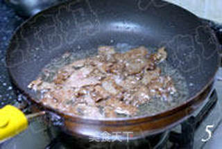 湖北特色风味小吃 牛肉炒豆丝的做法步骤:5