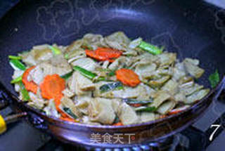 湖北特色风味小吃 牛肉炒豆丝的做法步骤:7