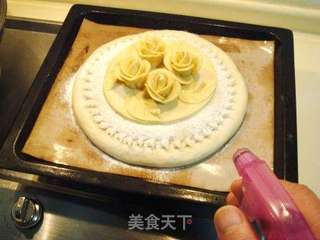 橱窗花样展示面包制作“鲜花造型硬质咸面包”的做法步骤：31