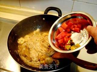 香滑美味的“西班牙锅仔粉”的做法步骤：14