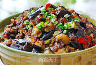 炸酱茄子拌饭的做法步骤:9