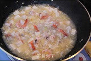 咖喱海鲜豆腐的做法步骤:15