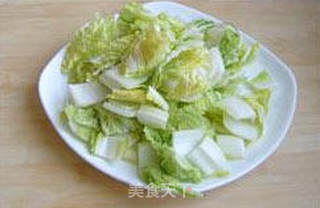 春虾烧白菜的做法步骤:3