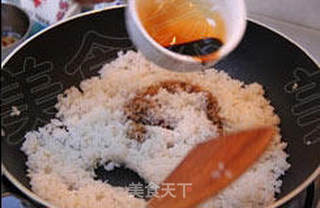酱油炒饭的做法步骤:6