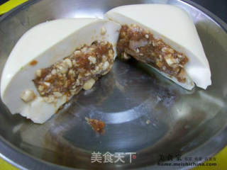 爱心酿豆腐的做法步骤:4