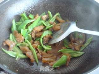 青椒炒牛筋的做法步骤：5