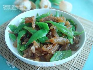 青椒炒牛筋的做法步骤：6